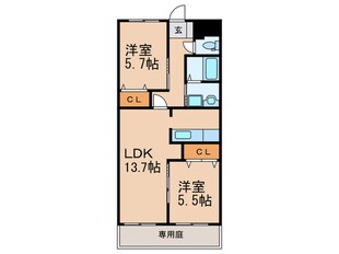 コンソラータの物件間取画像